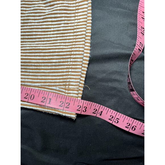 All in Favor stripe wide leg wrap jumpsuit women medium minimalist career preppy - Picture 10 of 10